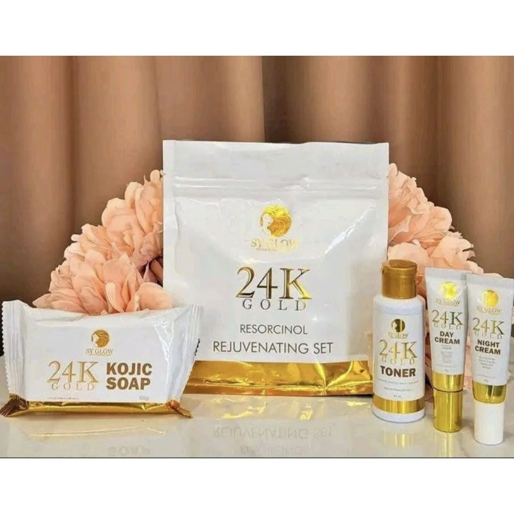 SYGlow 24K Gold resorcinol rejuvenating set