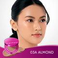 SKINTIFIC Cover Glow Perfect Pink Cushion Foundation Full Coverage Glowing Finish Lightweight Makeup-(03A ALMOND)