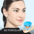 SKINTIFIC Perfect Stay Velvet Matte Cushion Coverage Powder Foundation Oil Control-(00 PORCELAIN)