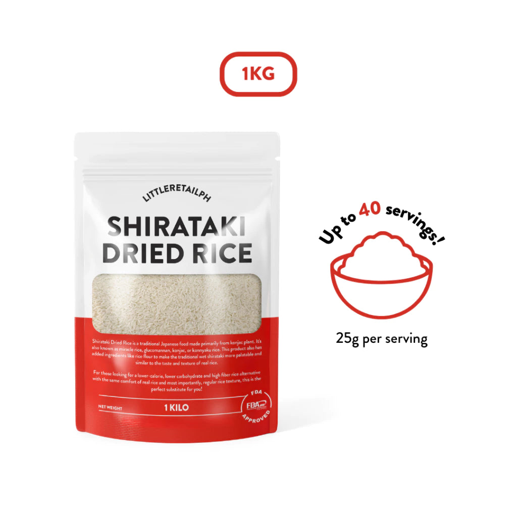 Shirataki Dried Rice  1kg Konjac Keto