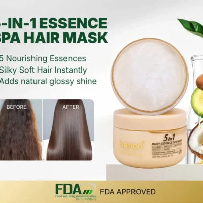 Bremod 5-in-1 Hair Mask Keratin Repair Mask Conditioner Smooth & Anti Frizz Salon Hair Care 250ml